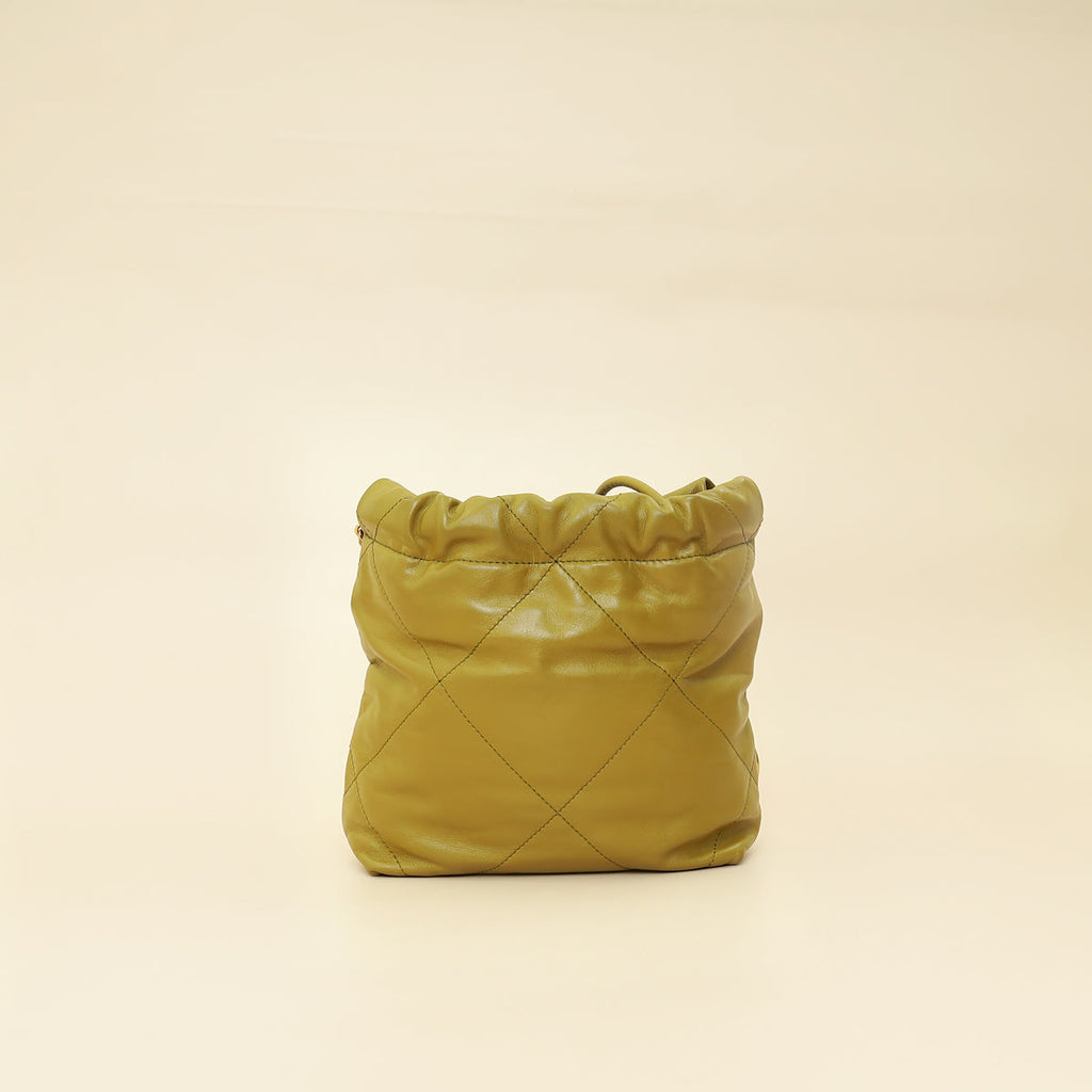 Chanel Olive Shiny 22 Mini Bag