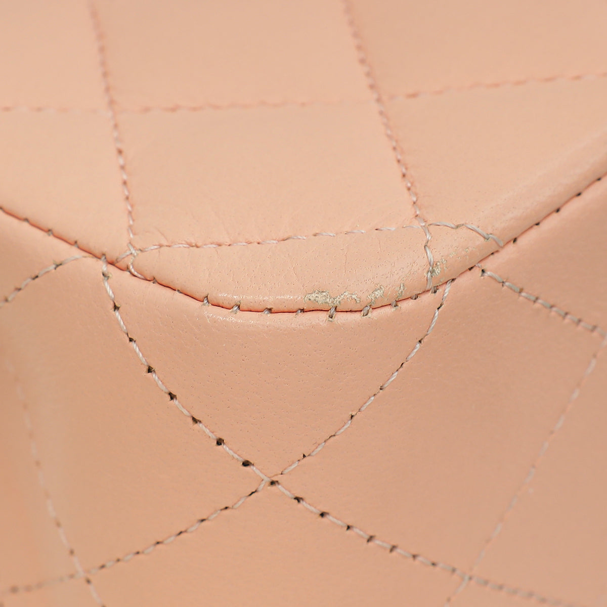 Chanel Salmon Pink CC Classic Double Flap Medium Bag