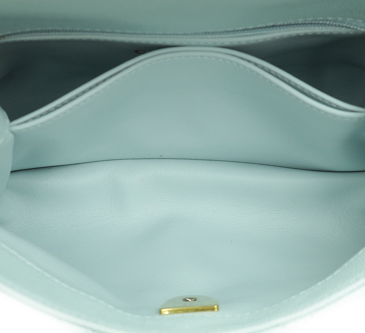 Chanel Light Blue Coco Handle Small Bag
