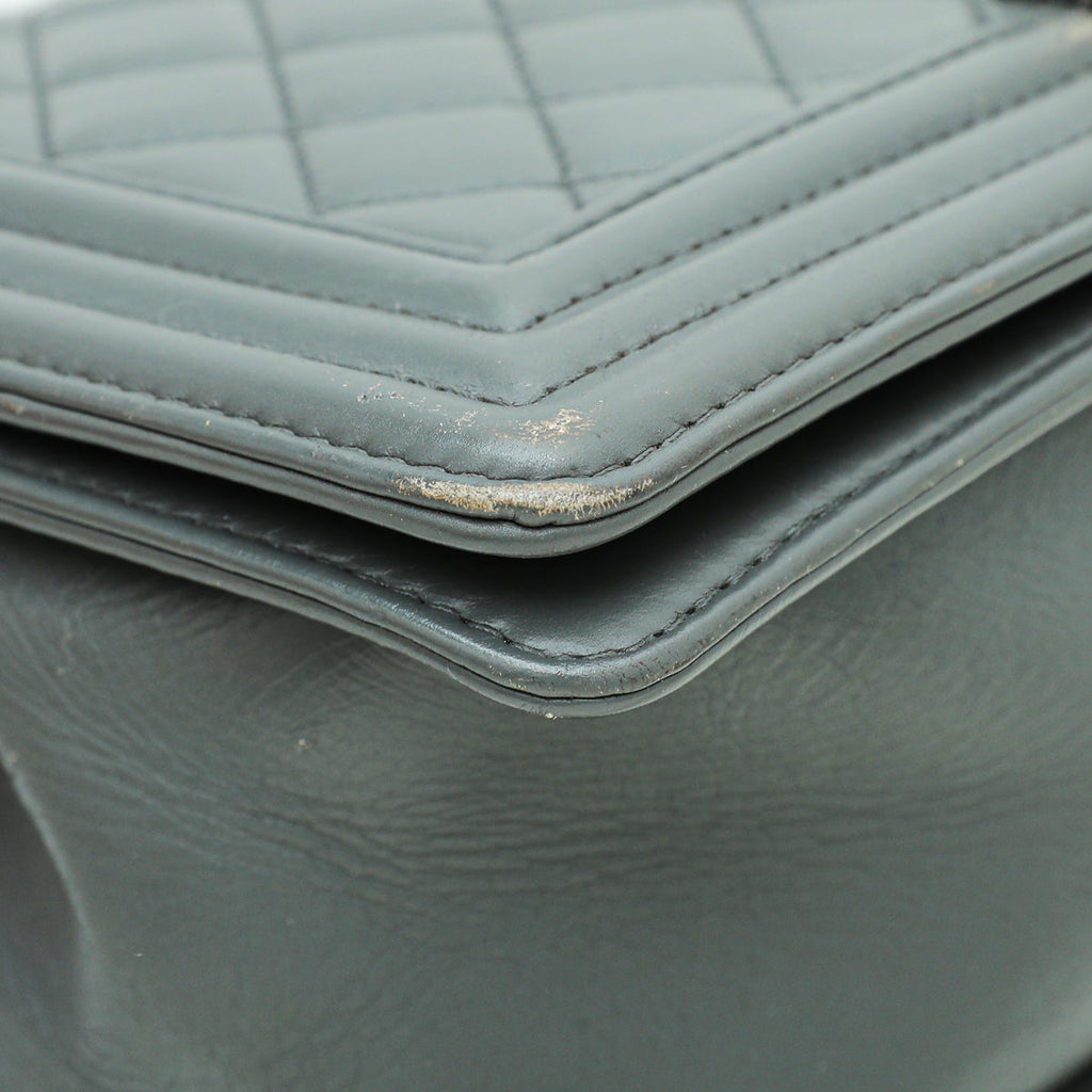 Chanel Gray Le Boy Bag