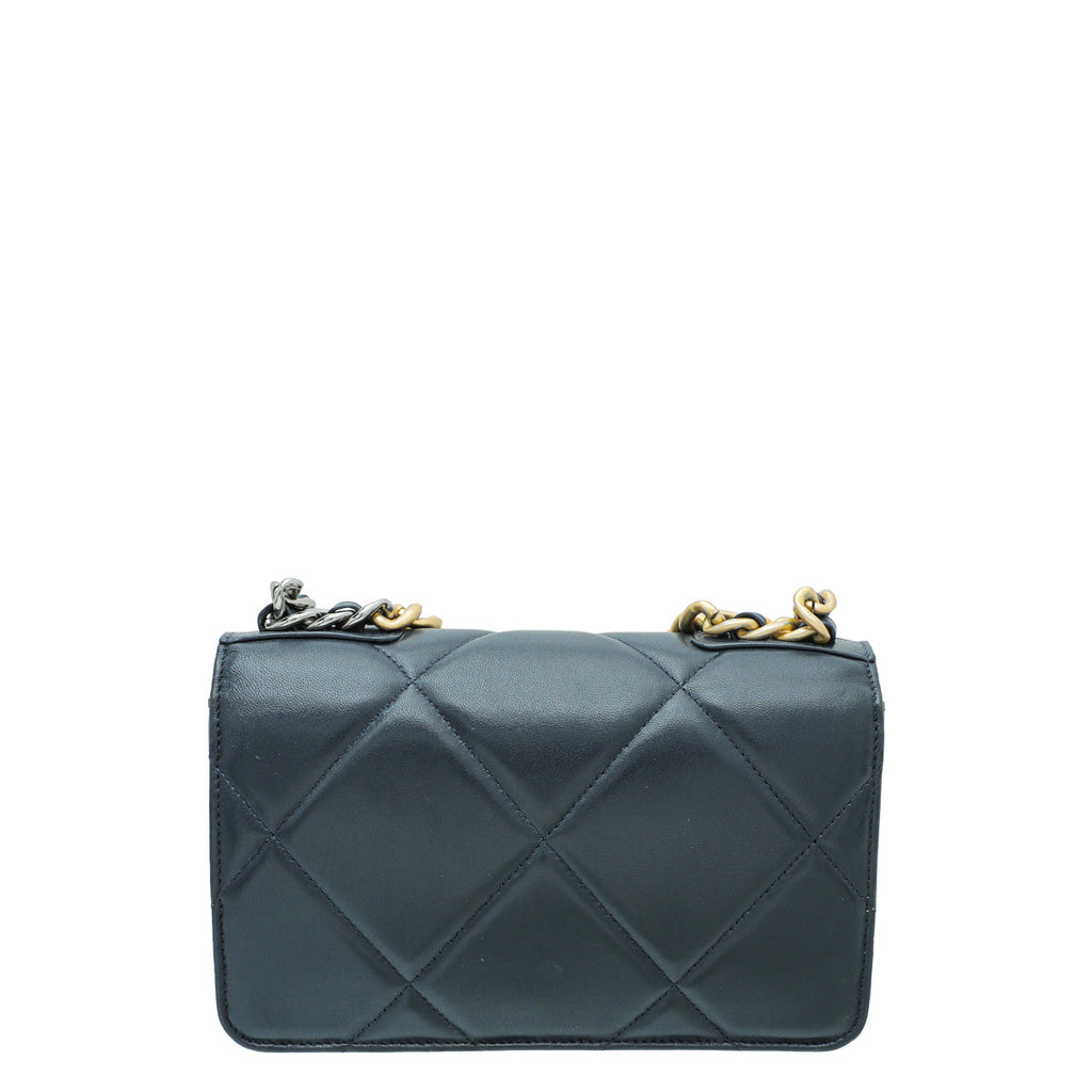 Chanel Navy Blue CC 19 Wallet On Chain