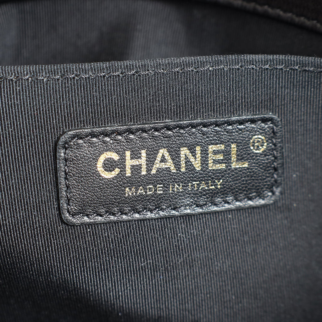 Chanel Black Le Boy Quilted Medium Flap Bag
