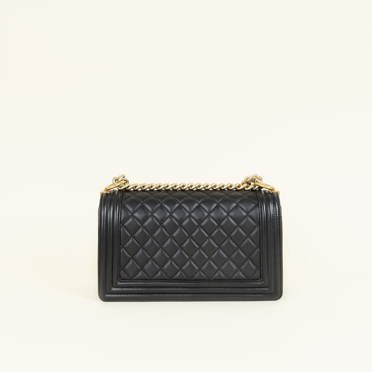 Chanel Black Le Boy Quilted Medium Flap Bag