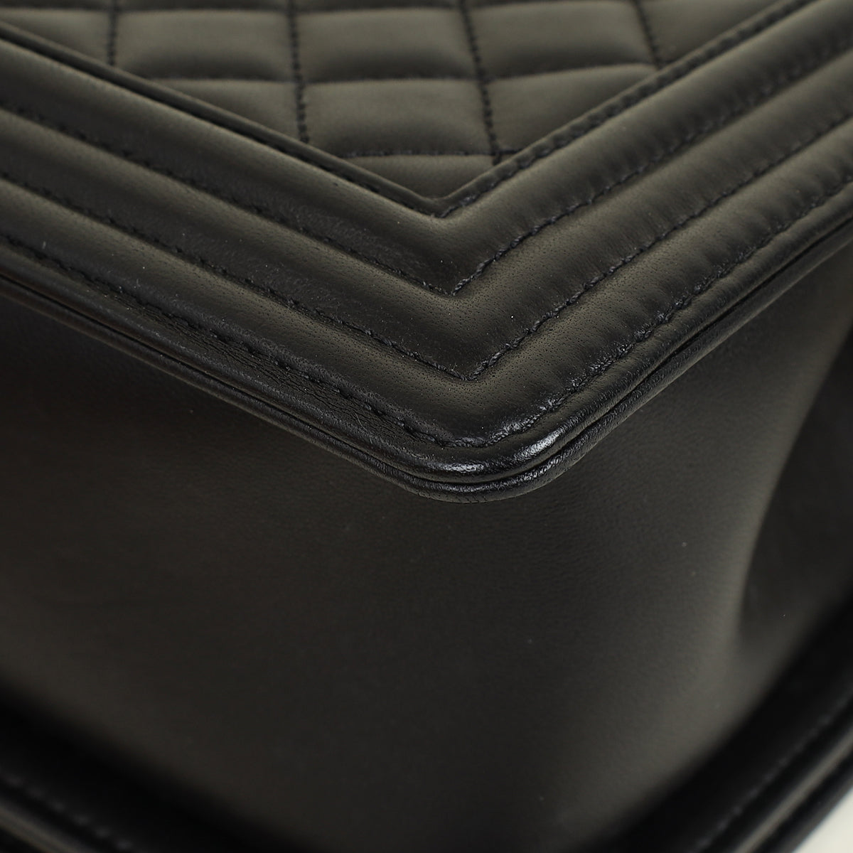 Chanel Black Le Boy Quilted Medium Flap Bag