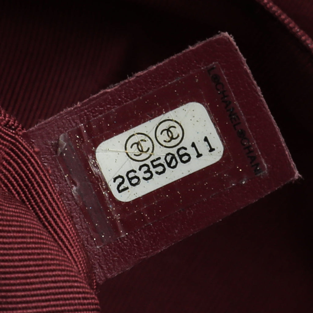 Chanel Dark Red Le Boy Medium Bag