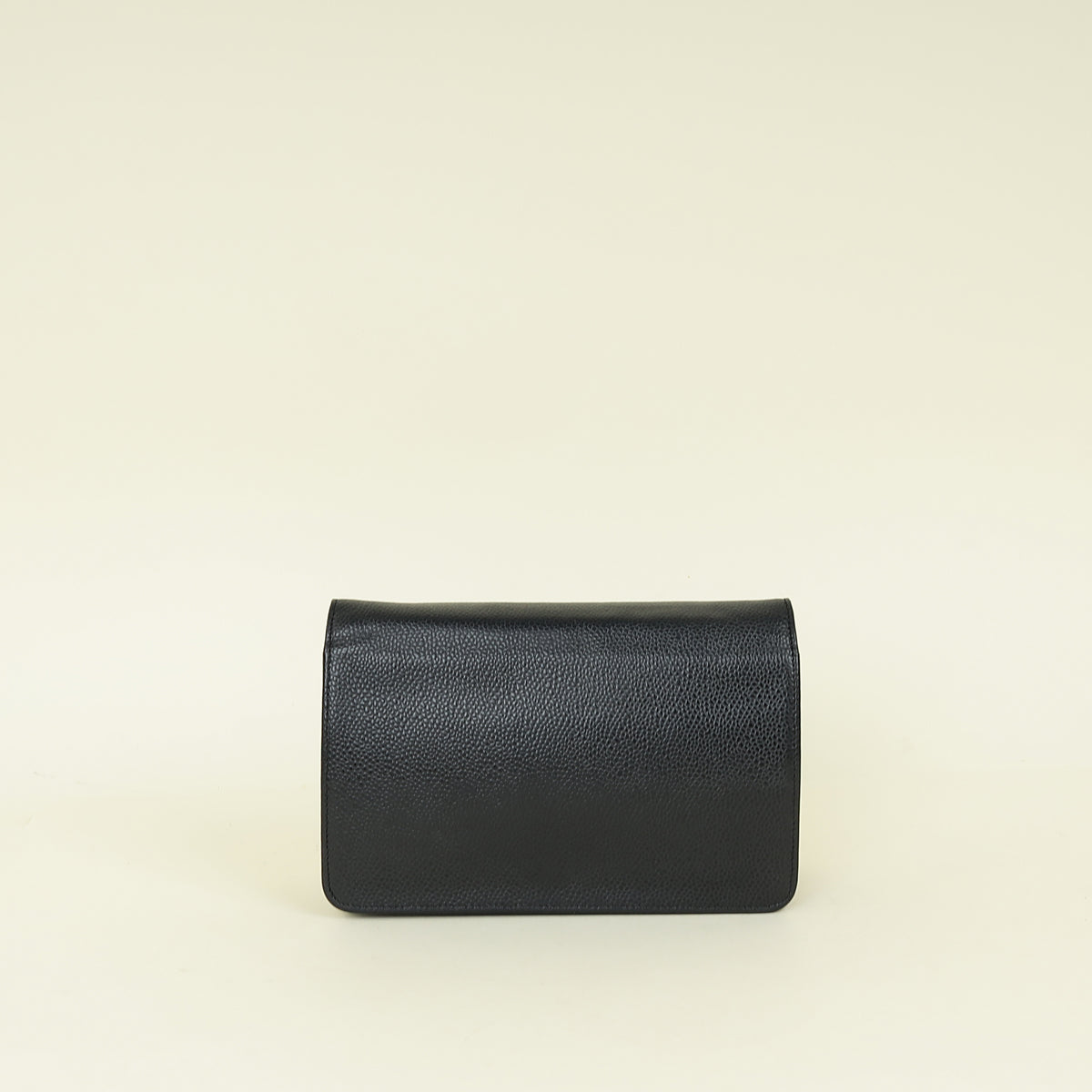 Chanel Black CC Timeless Wallet On Chain