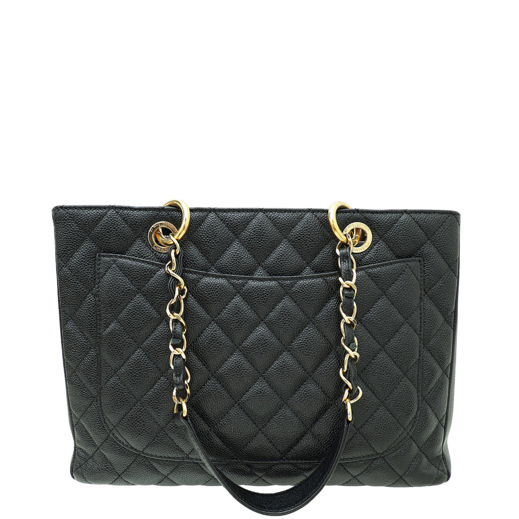 Chanel Black Grand Shopping Tote (GST) Bag