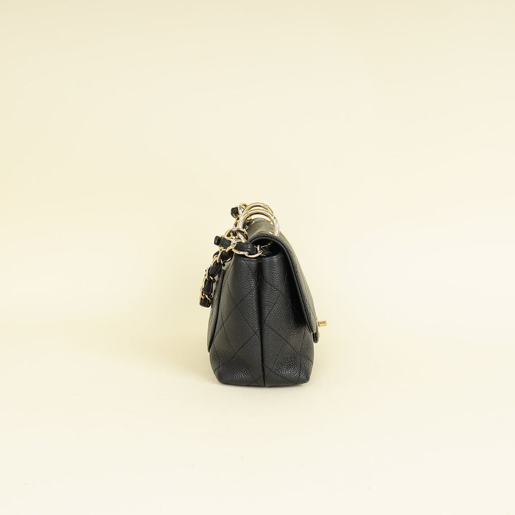 Chanel Black CC City Walk Flap Small Bag