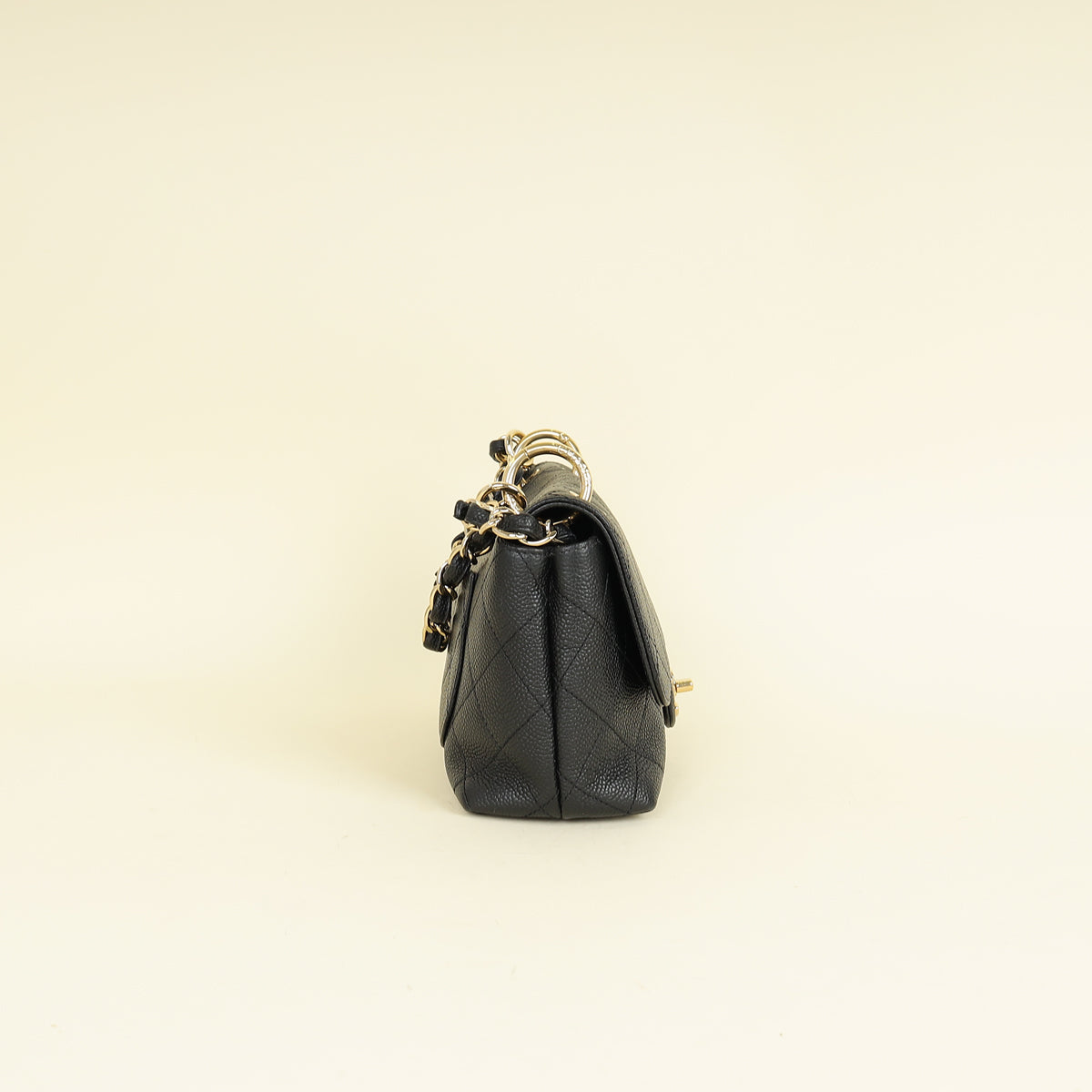 Chanel Black CC City Walk Flap Small Bag