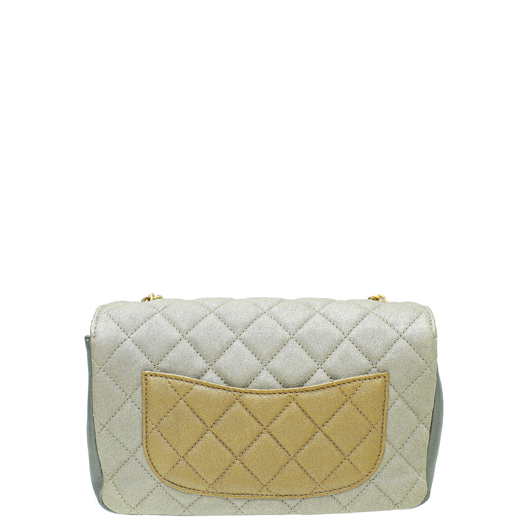 Chanel Multicolor CC Camellia Flower Flap Small Bag
