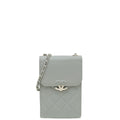 Chanel Grey CC Box Horizontal Chain Bag