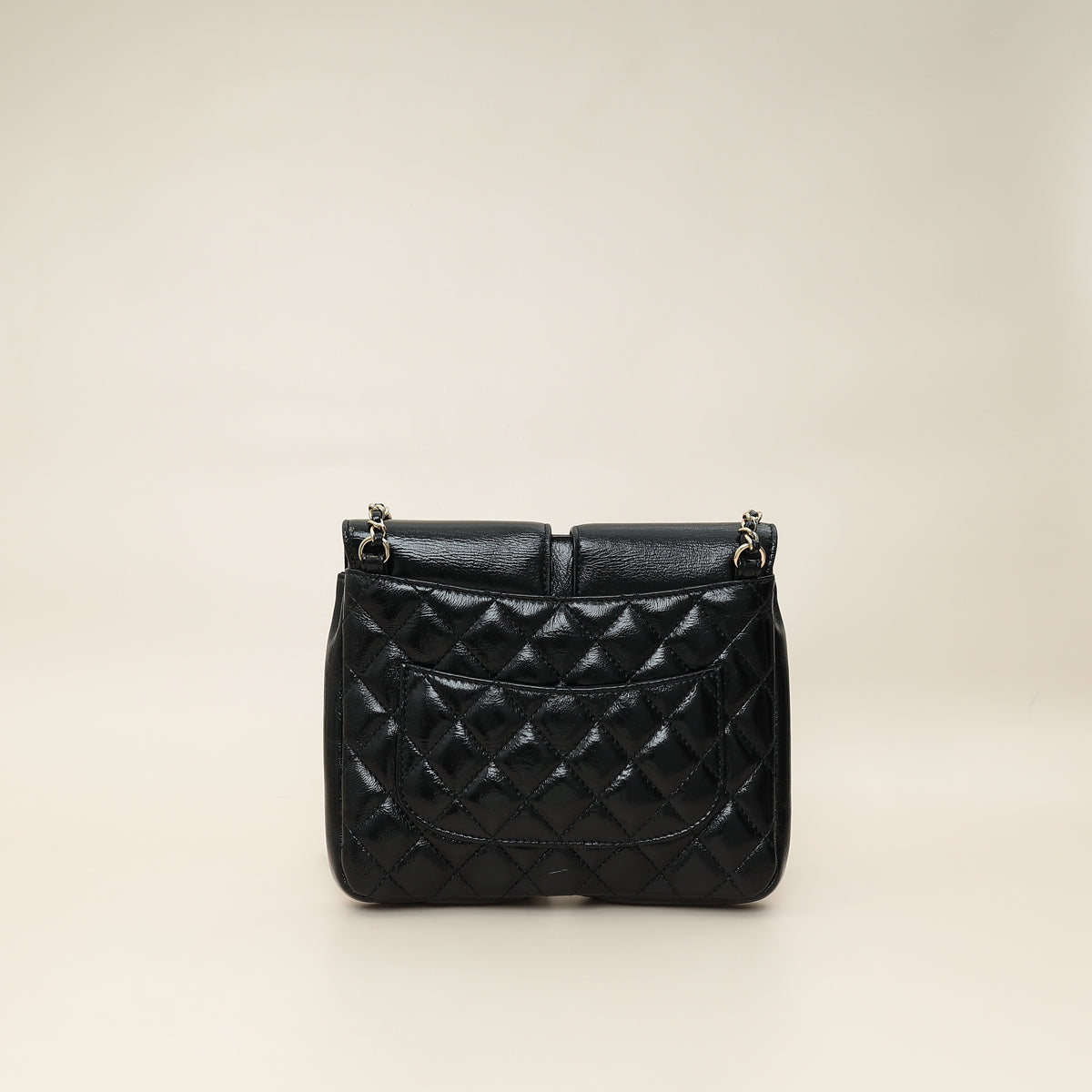 Chanel Black CC Double Pocket Flap Crossbody Bag