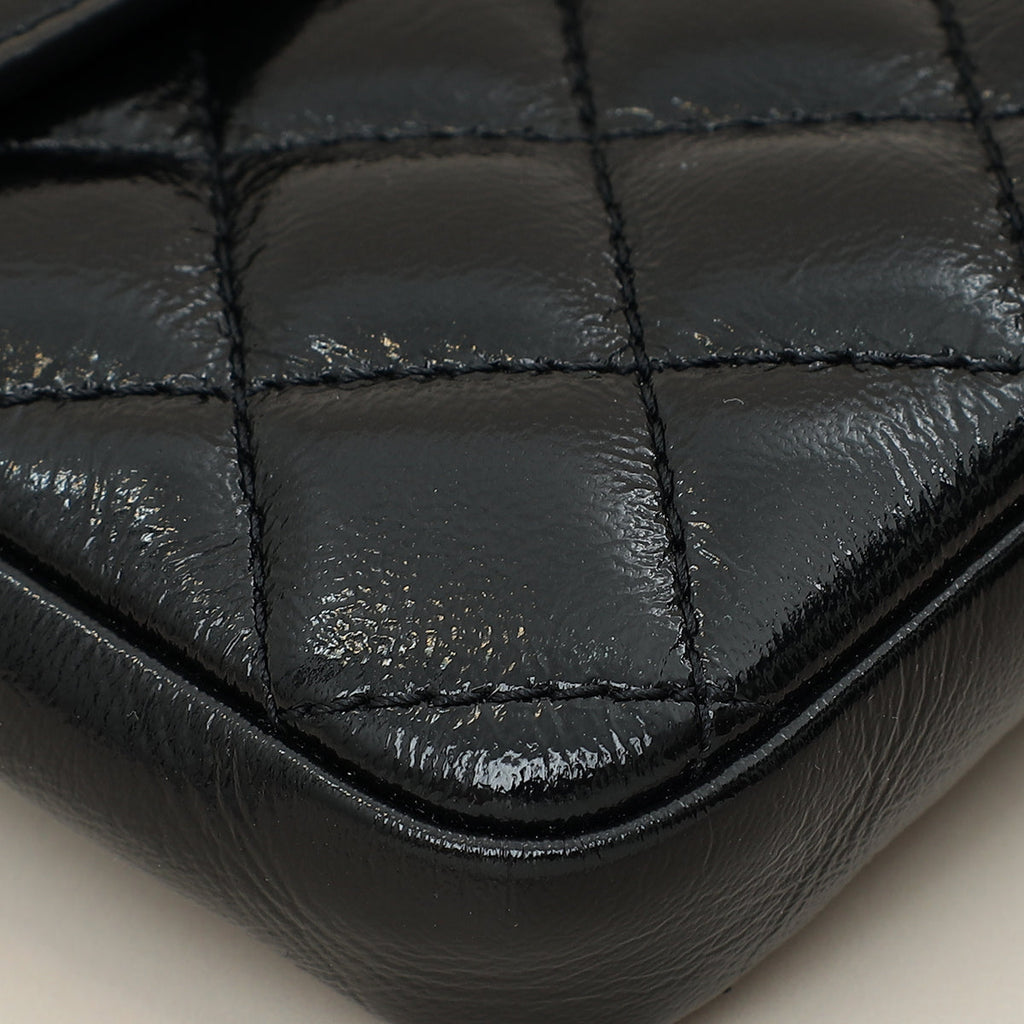 Chanel Black CC Double Pocket Flap Crossbody Bag
