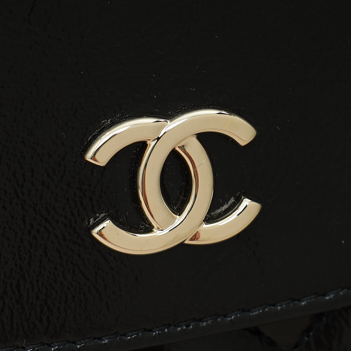 Chanel Black CC Double Pocket Flap Crossbody Bag