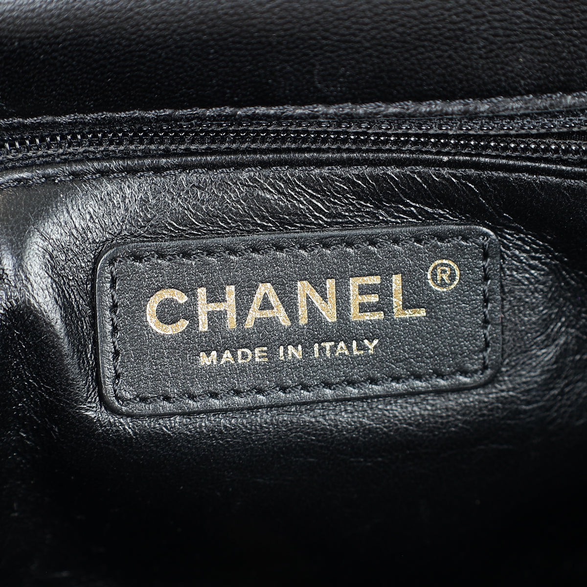 Chanel Black CC Top Handle Large Quilted Flap Bag