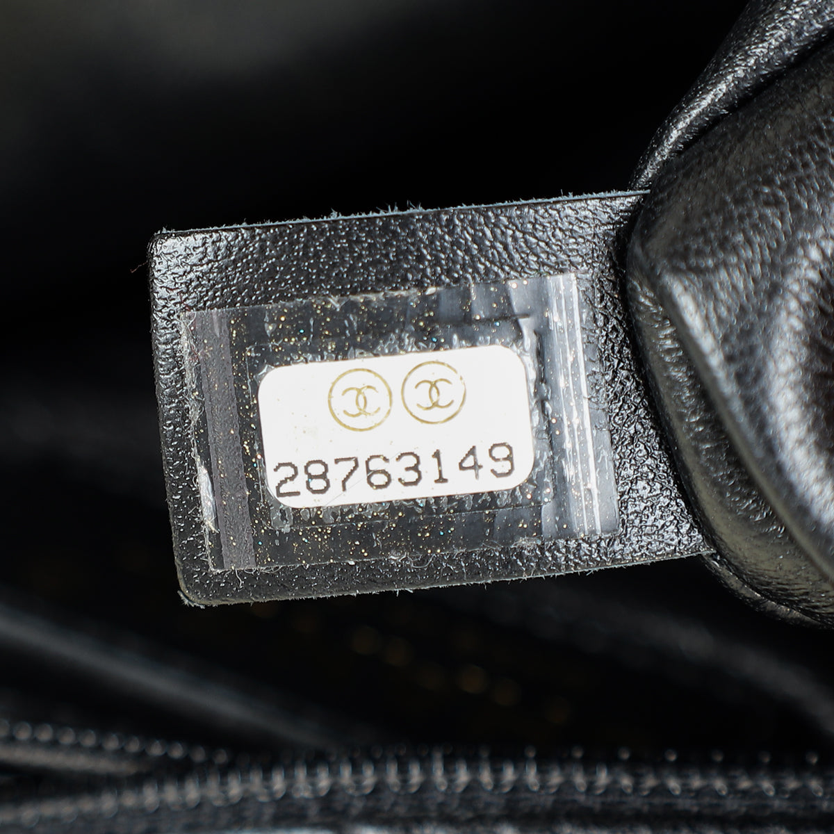 Chanel Black CC Top Handle Large Quilted Flap Bag