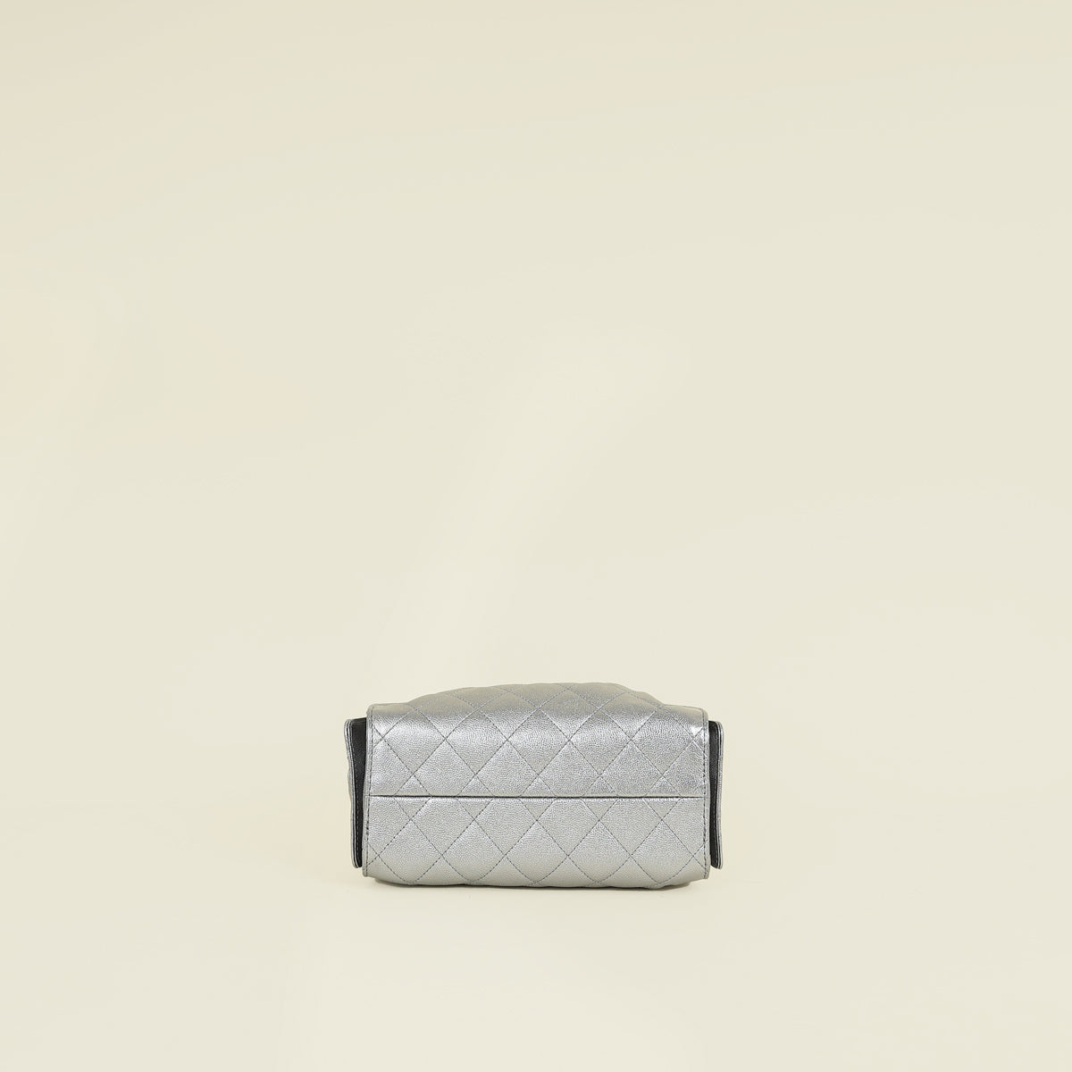 Chanel Metallic Dark Silver 25 Mini Bag