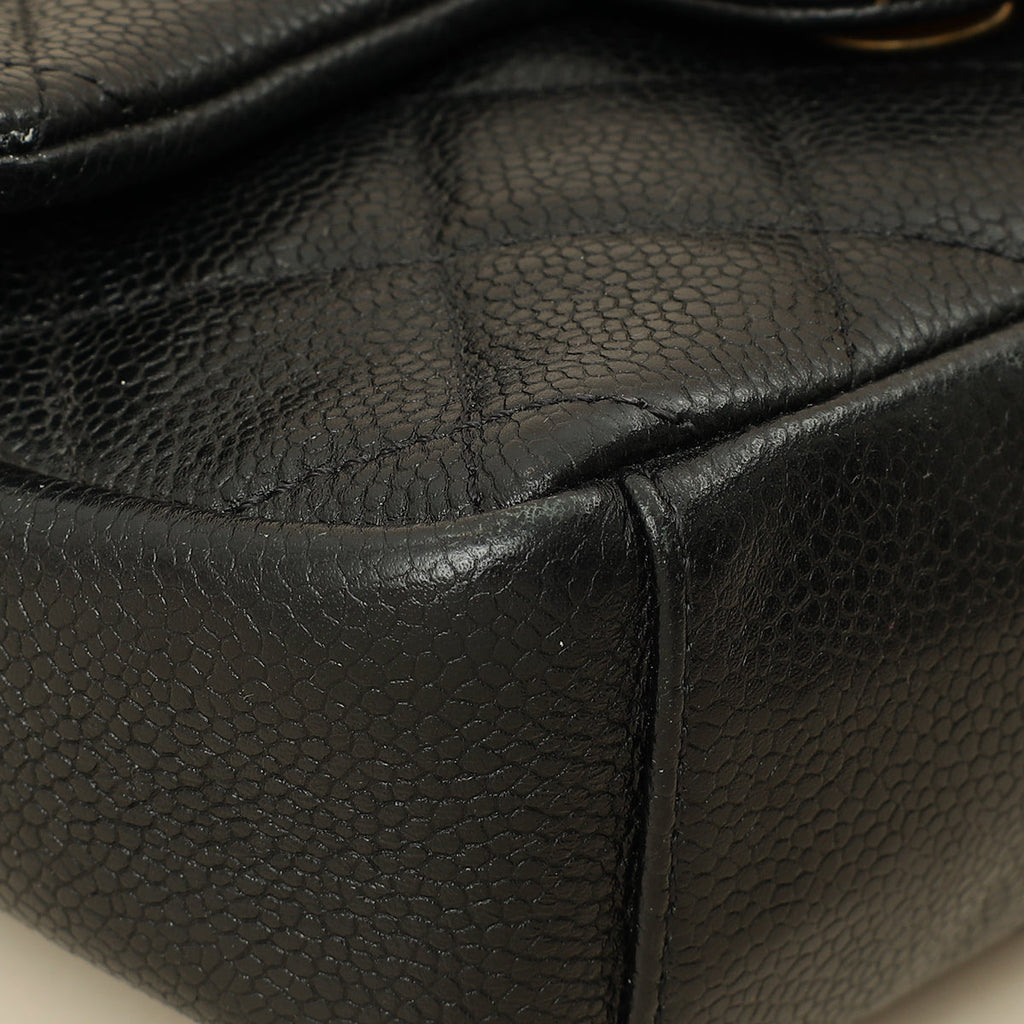 Chanel Black CC Medallion Mini Flap Bag