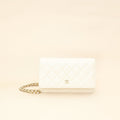 Chanel White Classic Wallet on Chain