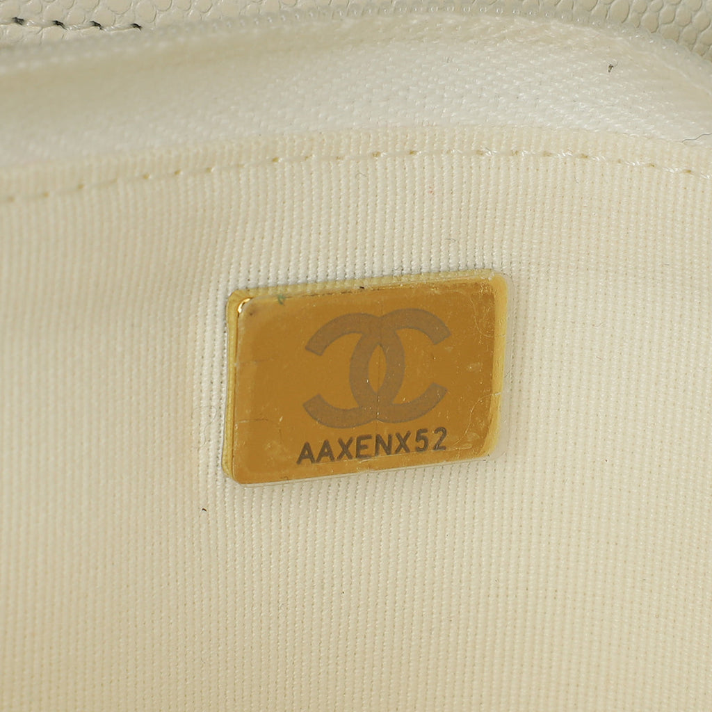 Chanel White Classic Wallet on Chain