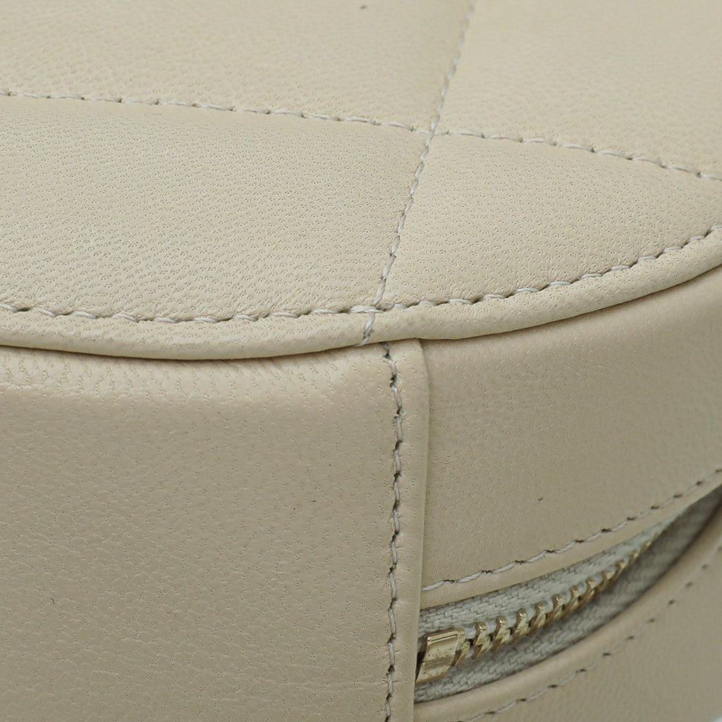 Chanel Light Beige 19 Round Mini Clutch w/Chain