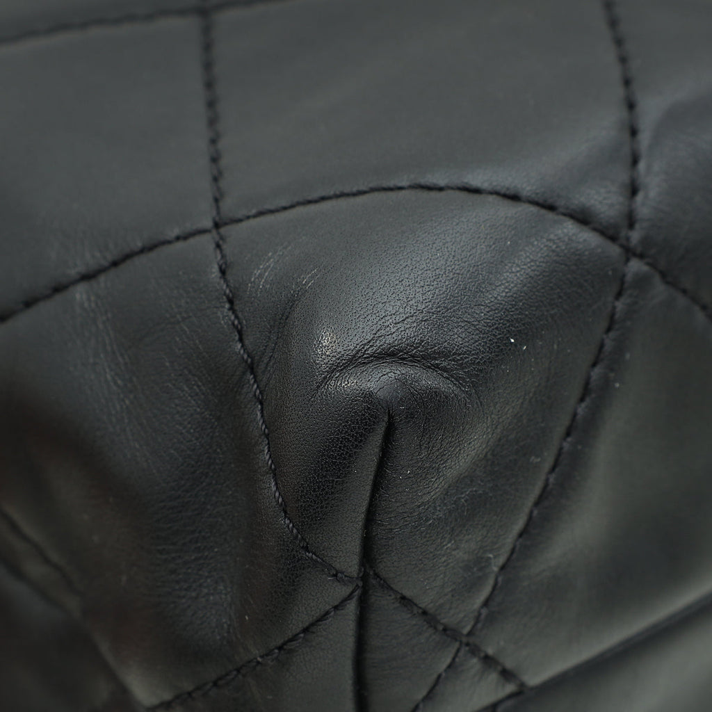 Chanel Black CC In-The-Business Flap Bag