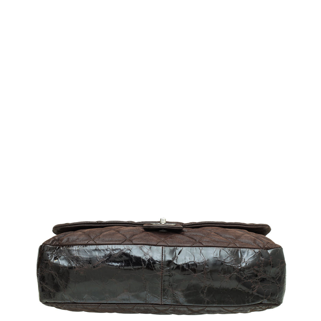 Chanel Dark Brown "In the Mix" Flap Large Bag