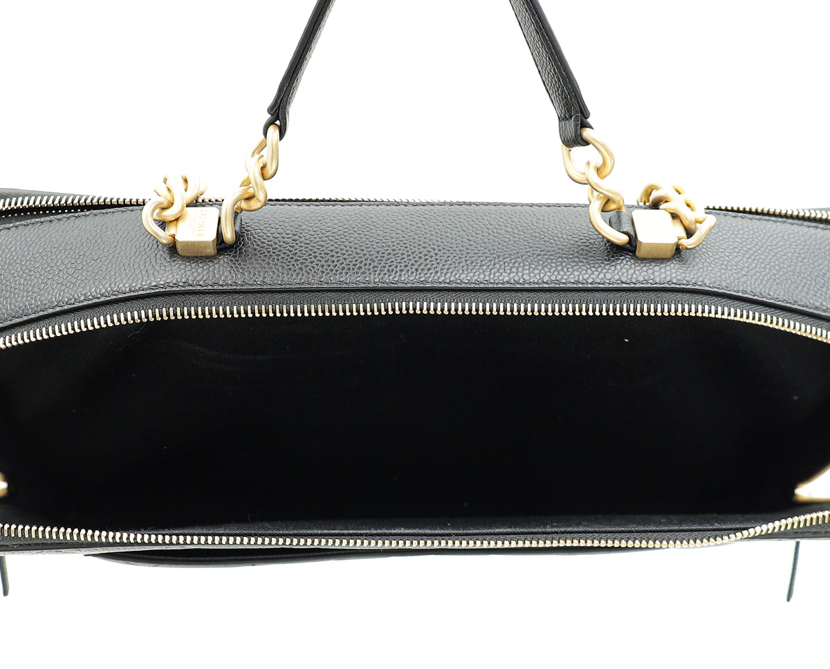 Chanel Black Business Briefcase Bag