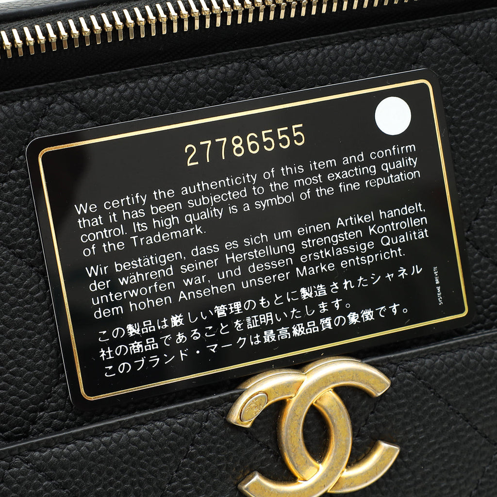 Chanel Black Business Briefcase Bag