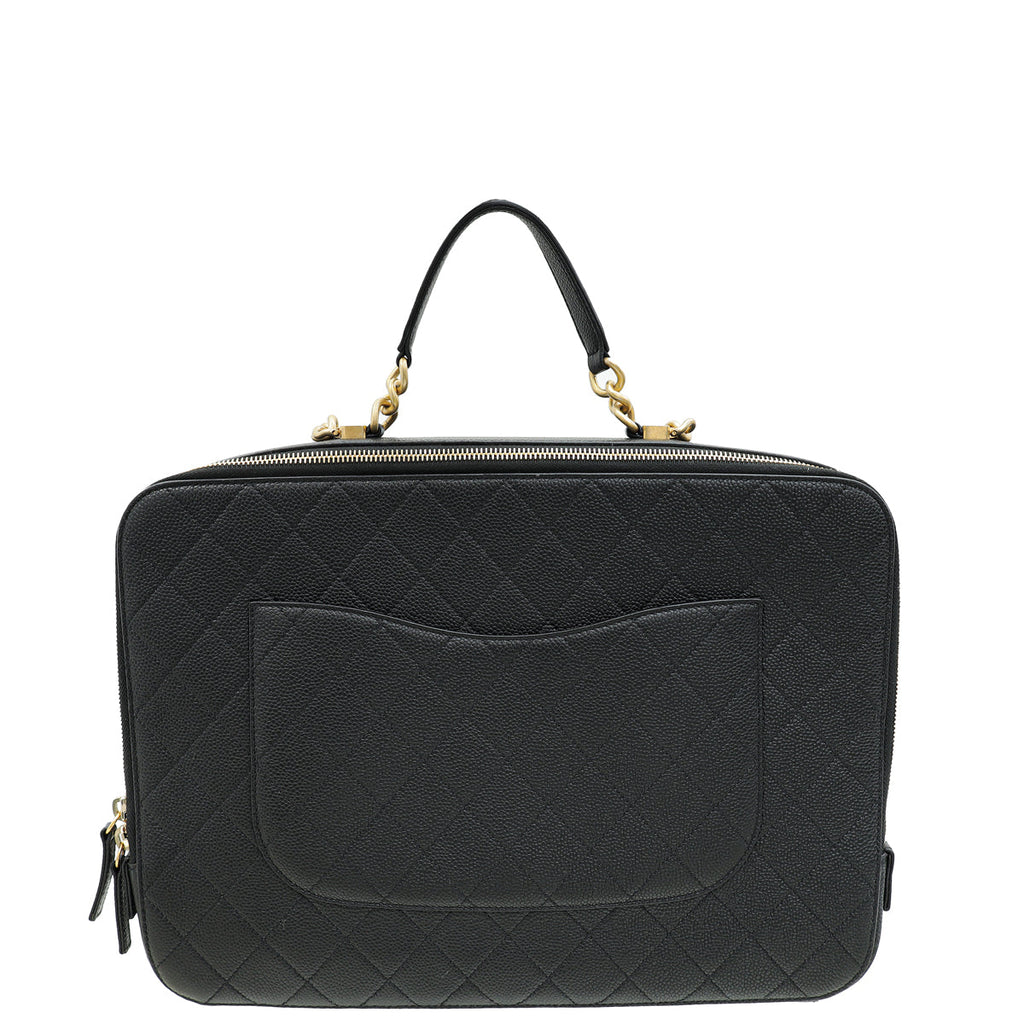Chanel Black Business Briefcase Bag