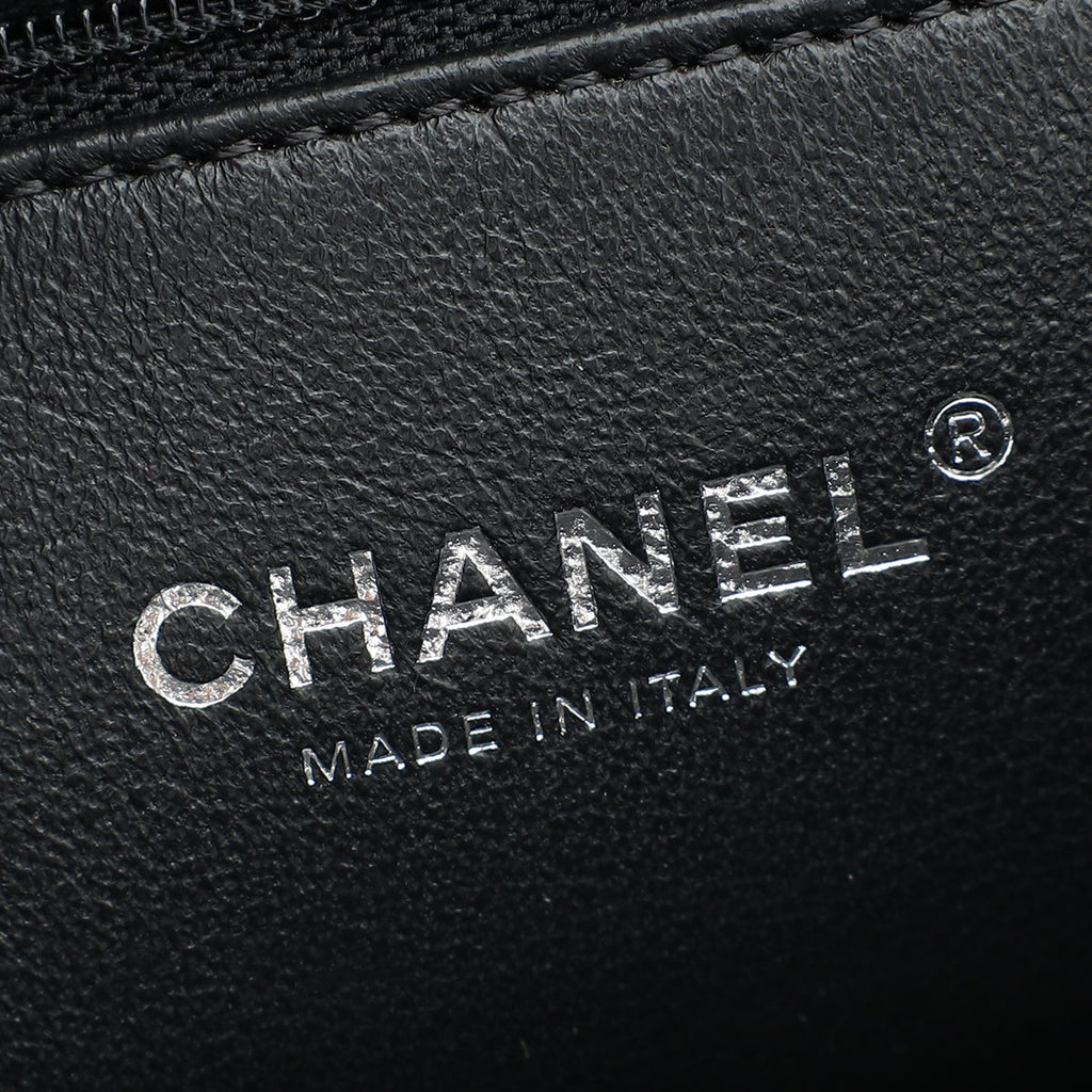 Chanel Black Coco Handle Shopping Tote Bag