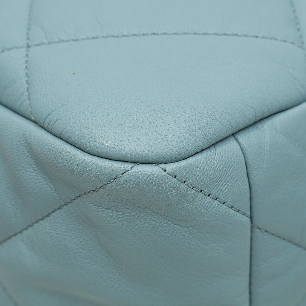Chanel Light Blue 19 Maxi Flap Bag