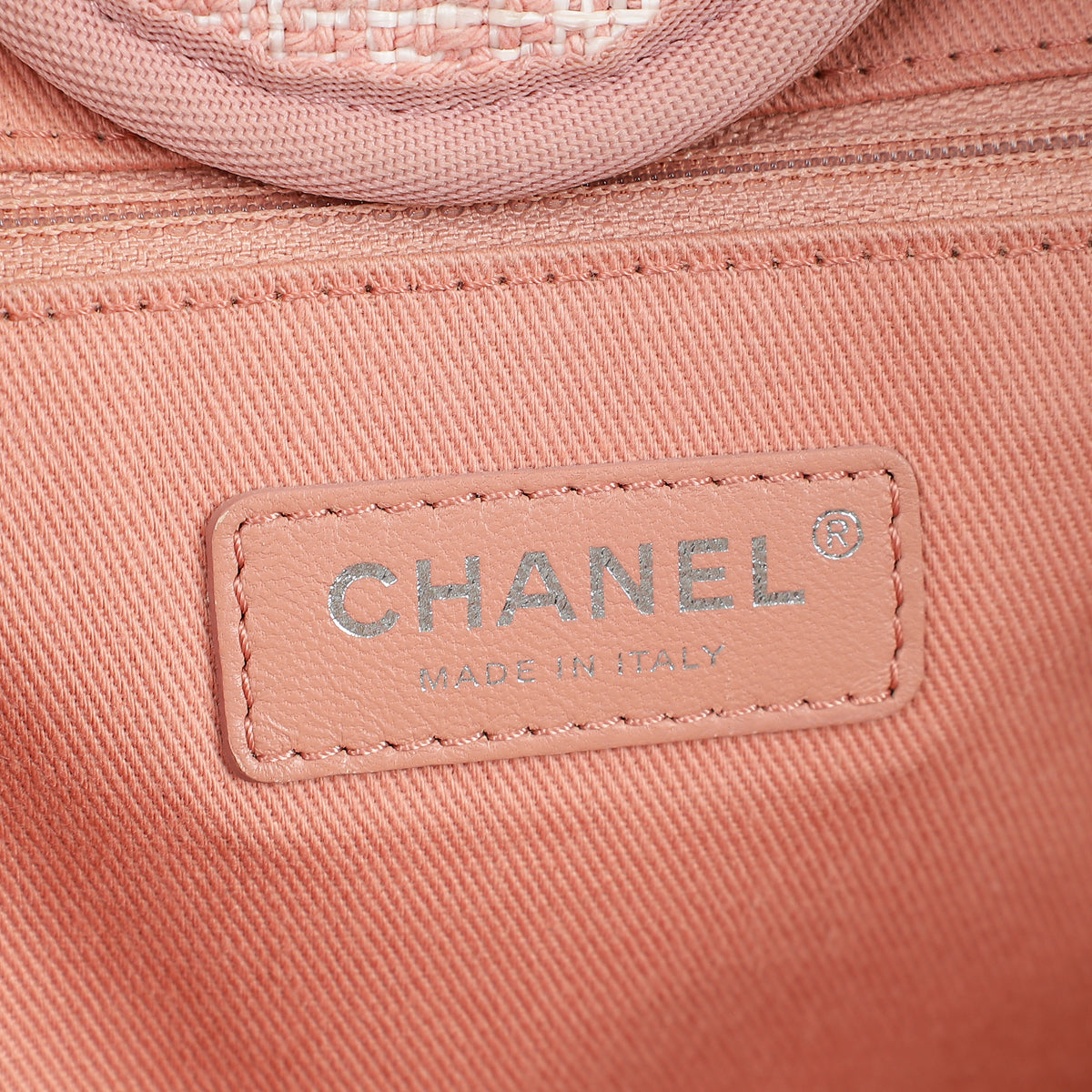 Chanel Pink Deauville Tote Bag