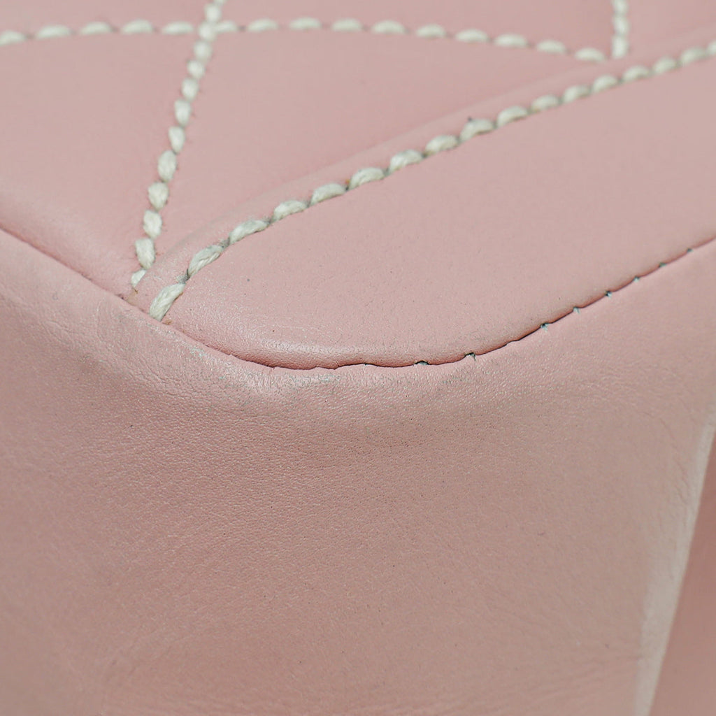 Chanel Pink CC Ultra Stitchs Flap Bag