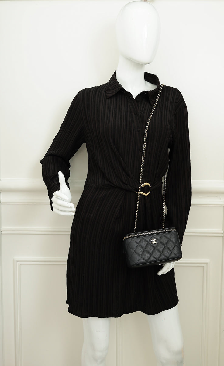 Chanel Black CC Vanity Bag
