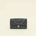 Chanel Black Classic Double Flap Medium Bag