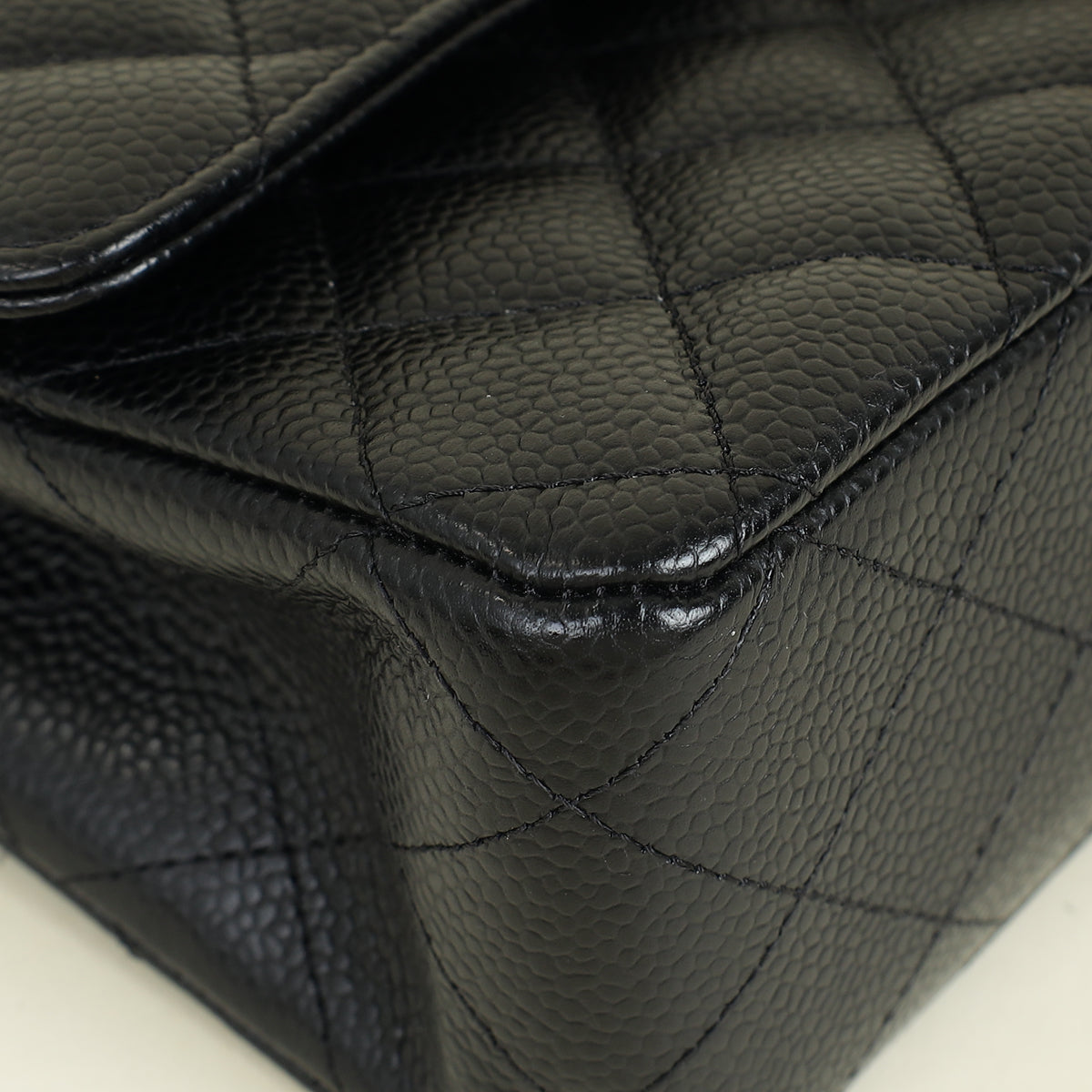 Chanel Black Classic Double Flap Medium Bag
