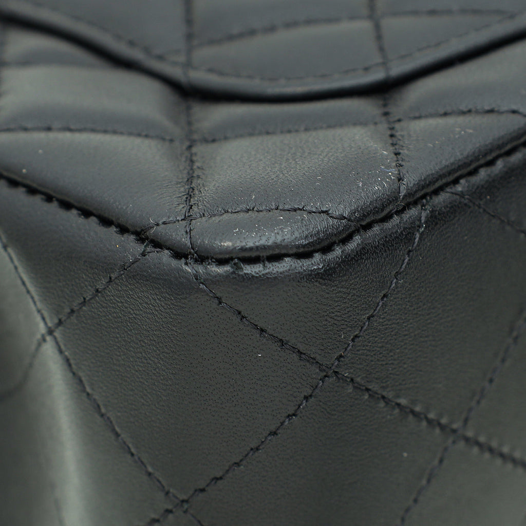 Chanel Black CC Classic Mini Rectangular Flap Bag
