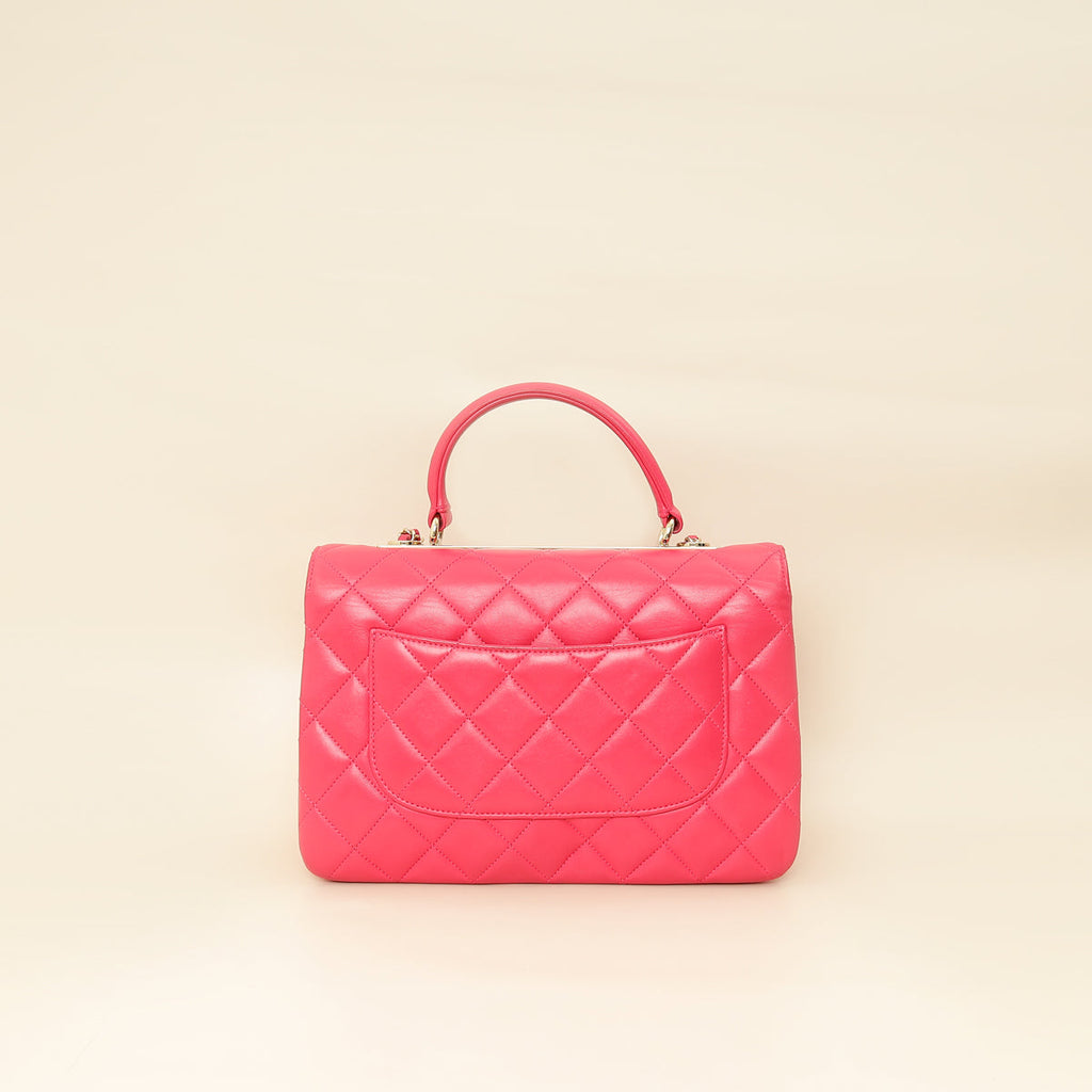 Chanel Hot Pink CC Trendy Flap Bag