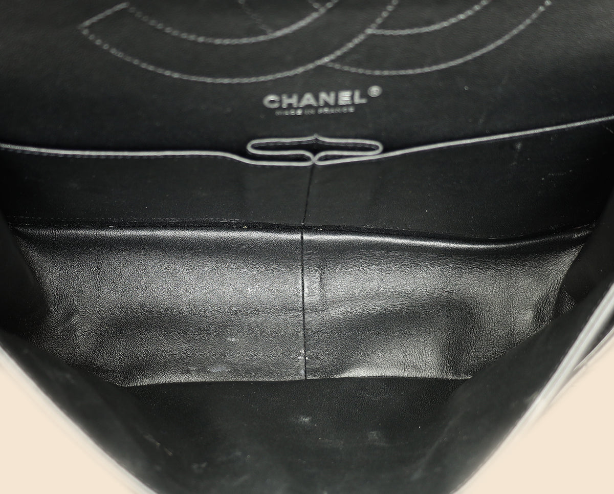 Chanel Black 2.55 Reissue Chevron Double Flap 227 Bag