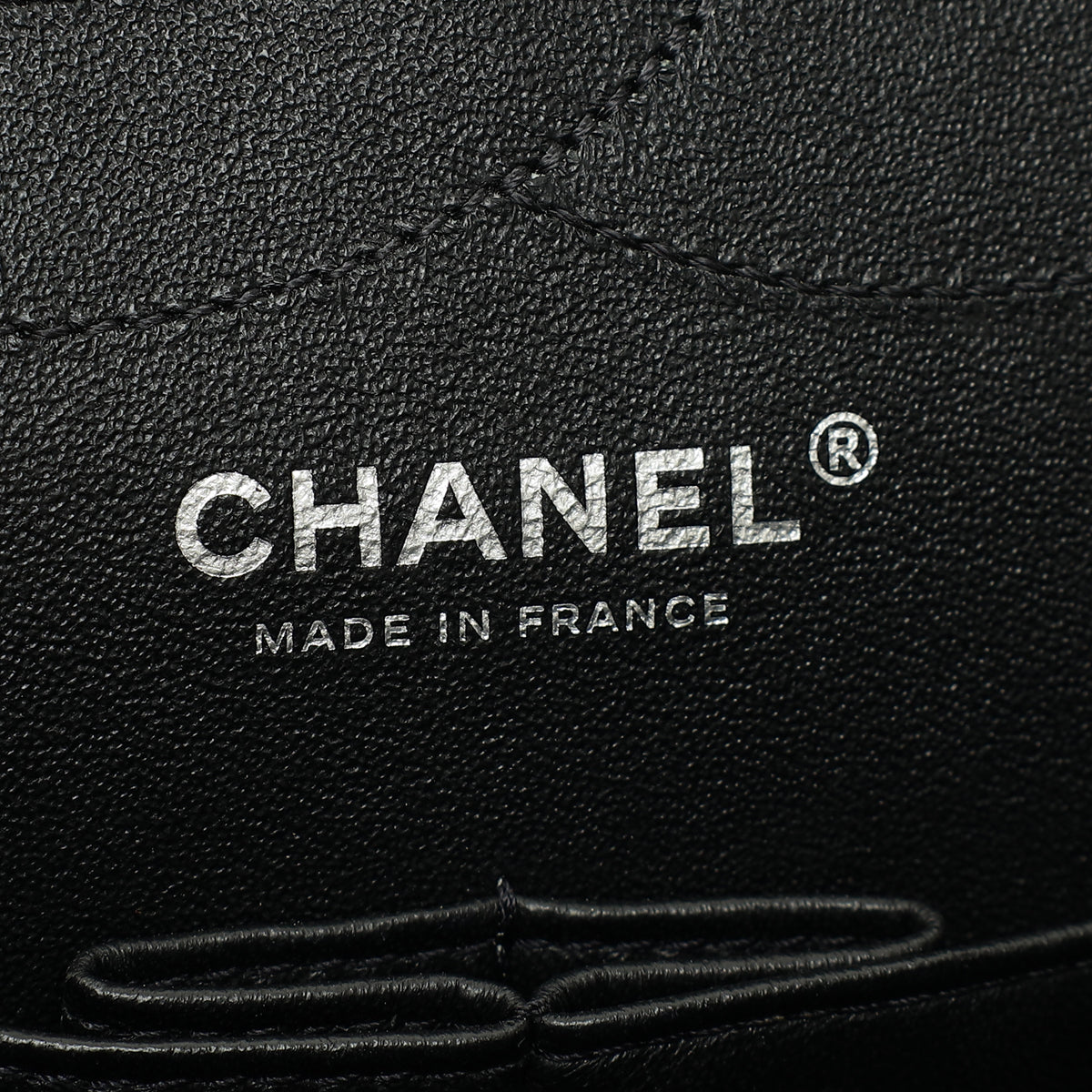 Chanel Black 2.55 Reissue Chevron Double Flap 227 Bag