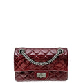 Chanel Burgundy Reissue 2.55 Double Flap 224 Bag