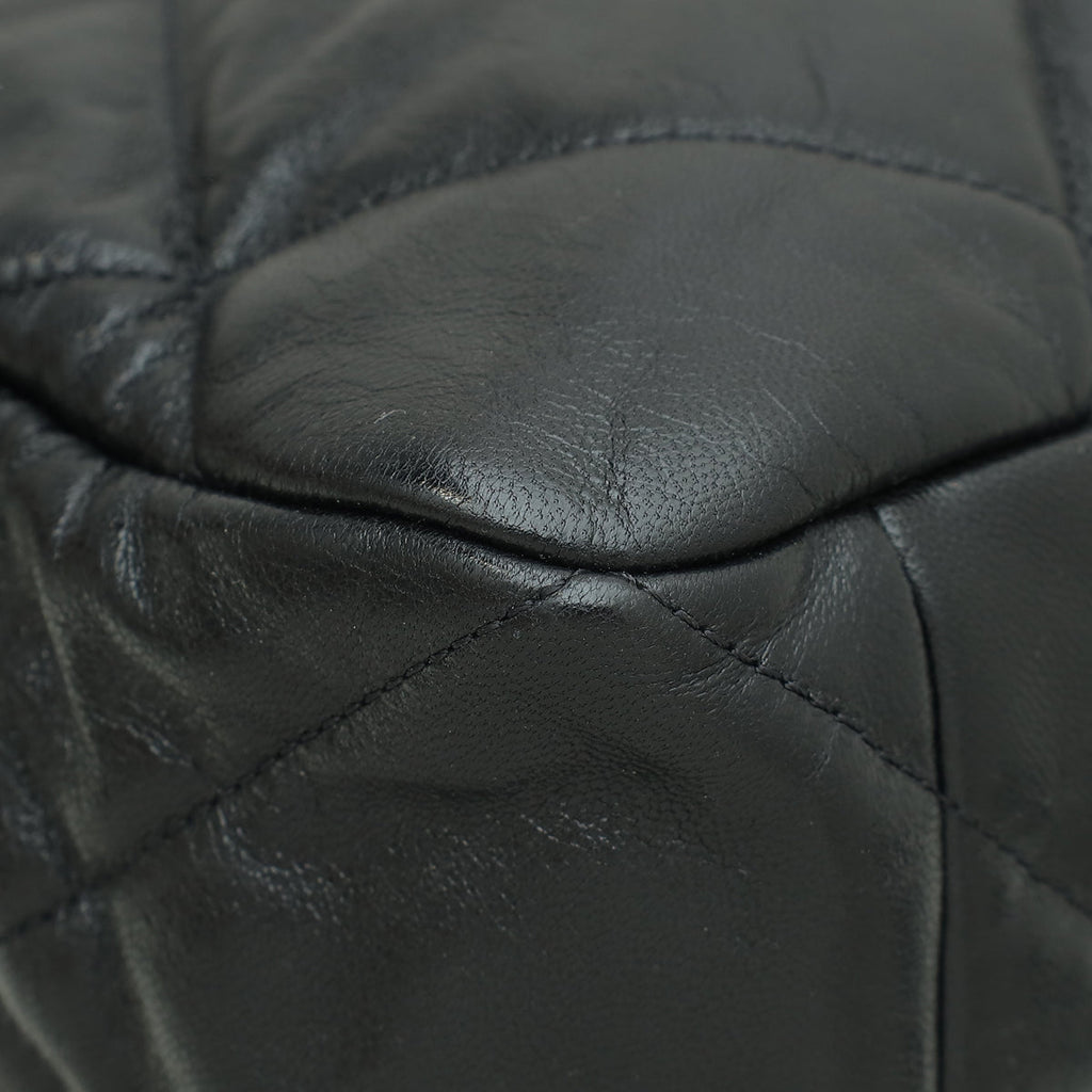 Chanel Black CC 19 Maxi Flap Bag