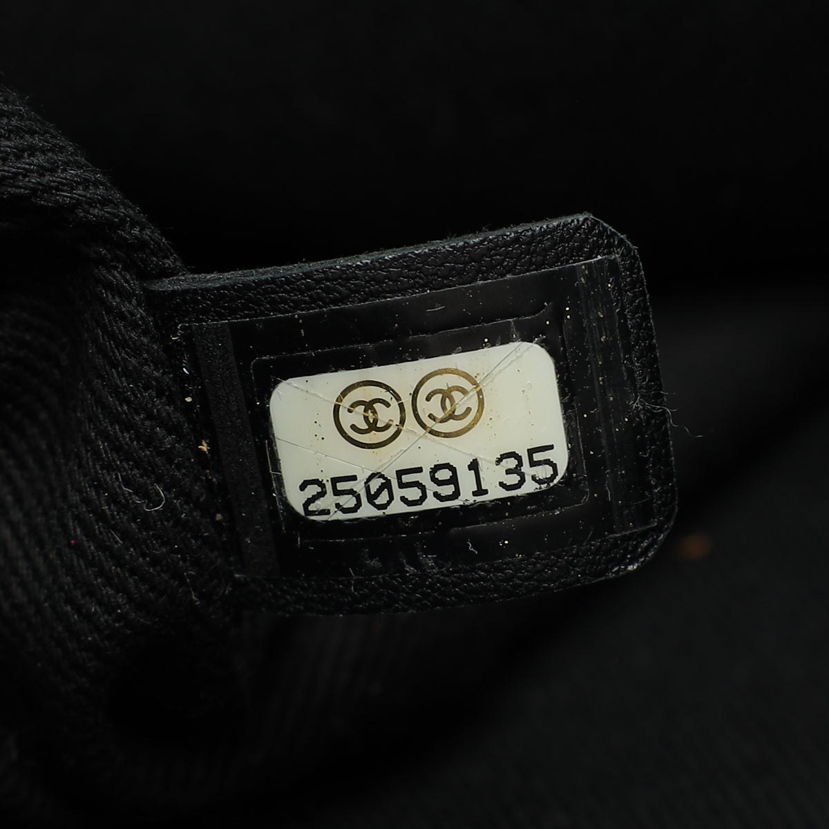 Chanel Black Coco Eyelets Shopping Tote Bag