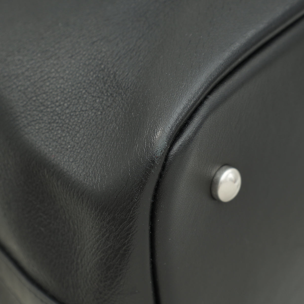Chanel Black Coco Eyelets Shopping Tote Bag