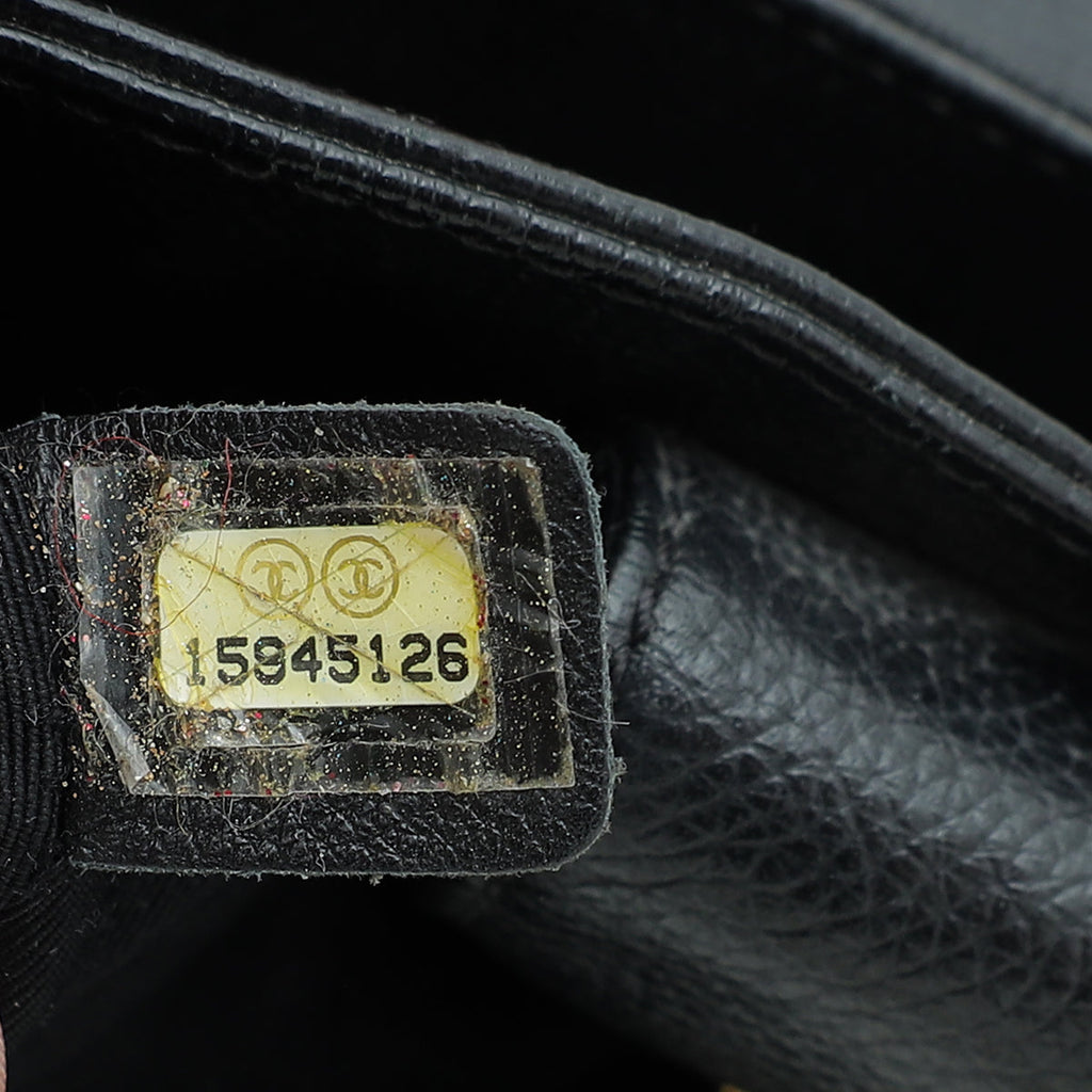 Chanel Black Executive Cerf Tote Bag