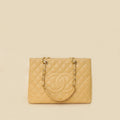 Chanel Beige Grand Shopping Tote "GST" Medium Bag