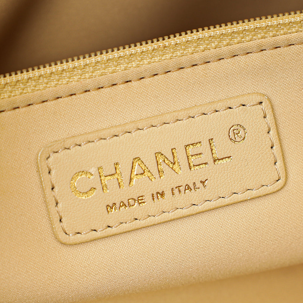 Chanel Beige Grand Shopping Tote "GST" Medium Bag