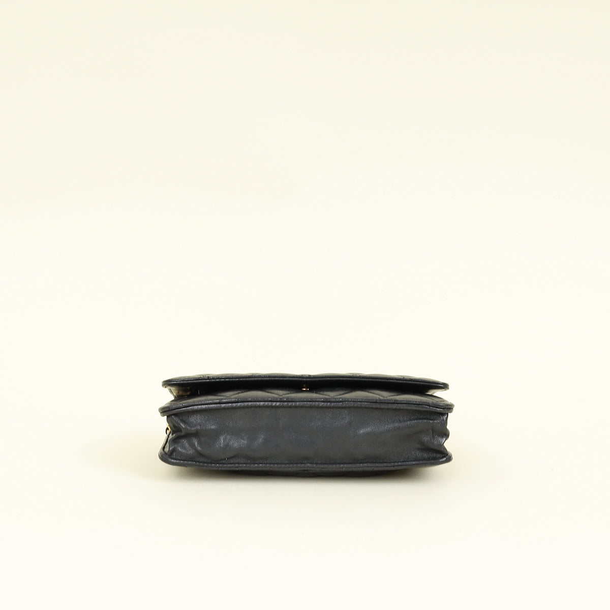 Chanel Black CC Classic Wallet On Chain