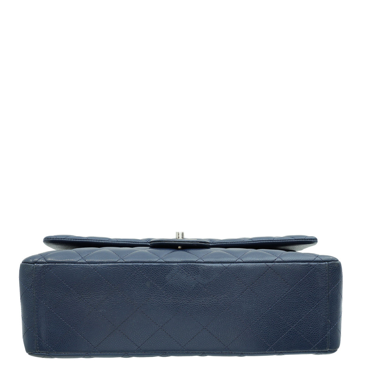 Chanel Blue Classic Double Flap Maxi Bag